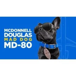 Plane Tags Pet Tag MD-80 - Silver -Men Clothing Store plane tags pet tag md 80 silver 3