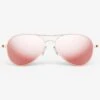 Randolph Amelia 22k Rose Gold SkyForce Sunglasses -Men Clothing Store randolph amelia 22k rose gold skyforce sunglasses