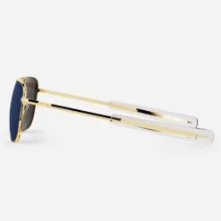 Randolph Aviator 23k Gold Sunglasses-Atlantic Blue -Men Clothing Store randolph aviator 23k gold sunglasses atlantic blue 2
