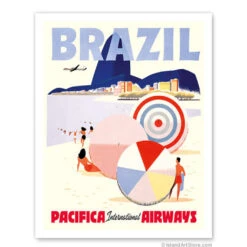 Rio De Janeiro Brazil Print 9x12