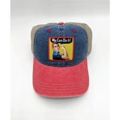 Rosie The Riveter Trucker Cap