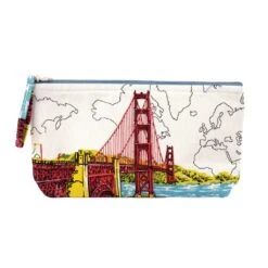 San Francisco Golden Gate Bridge Handmade Pouch