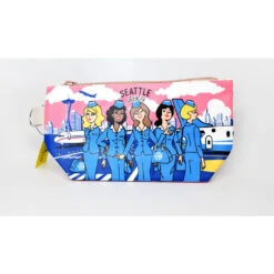 Seattle Stewardess Skyline Pouch -Med