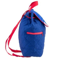 Space Quilted Backpack Blue -Men Clothing Store space quilted backpack blue 1