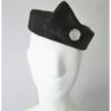 Stewardess Pill Box Hat -Size M -Black -Men Clothing Store stewardess pill box hat size m black