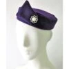Stewardess Pill Box Hat -Size M -Purple -Men Clothing Store stewardess pill box hat size m purple