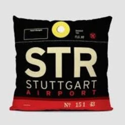 STR Pillow Cover - Stuttgart, Germany