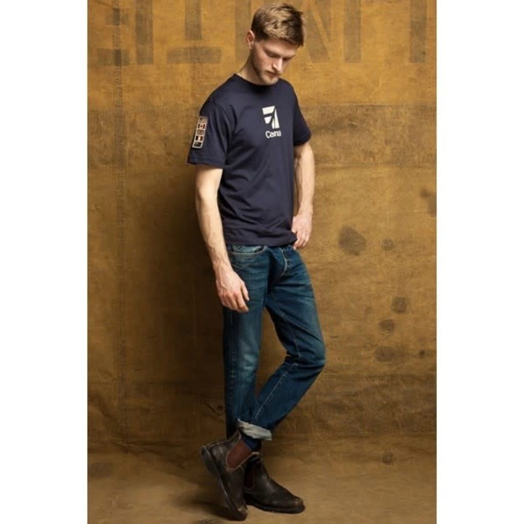 T-shirt: Mens Cessna -Navy 4 T-shirt: Mens Cessna -Navy - Image 2