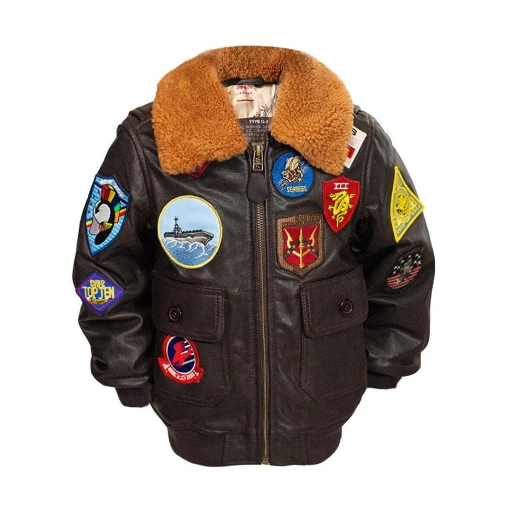 Top Gun® Kids 2.0 Leather Bomber Jacket 3 Top Gun® Kids 2.0 Leather Bomber Jacket