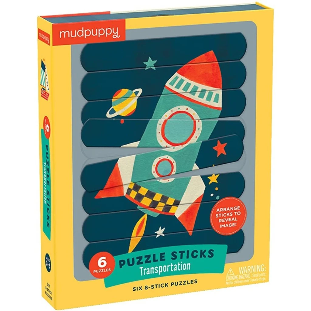 Transportation Puzzle Sticks 3 Transportation Puzzle Sticks