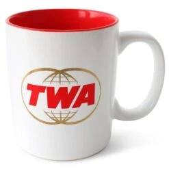 TWA Double Globe Coffee Mug