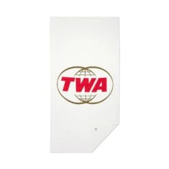 TWA Double Globe Logo Pool Towel