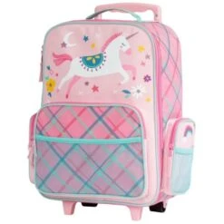 Unicorn Rolling Suitcase-pink