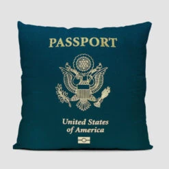 USA Passport Pillow Cover