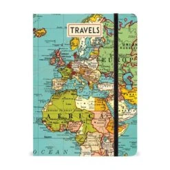 Vintage Map Large Notebook