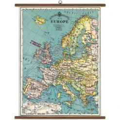 Vintage School Chart Europe