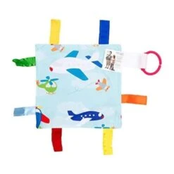 Airplanes Sensory Tag Travel Square