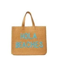 Hola Beaches Beach Bag -Turquoise