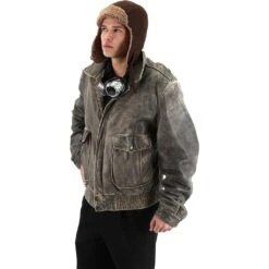 Adult Aviator Flight Helmet 7 Adult Aviator Flight Helmet -Men Clothing Store wh1elp adult aviator flight helmet 2