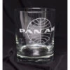 Pan Am Globe Logo Rocks Glass