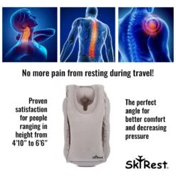 SkyRest Inflatable Travel Pillow -Men Clothing Store wh1sr skyrest inflatable travel pillow 2