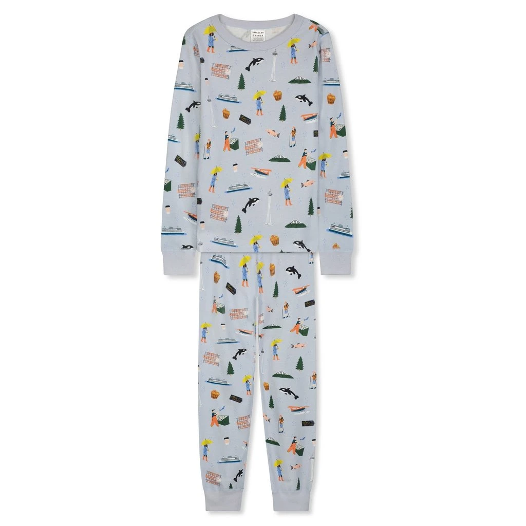 Goodnight Seattle Pajama Set 3 Goodnight Seattle Pajama Set