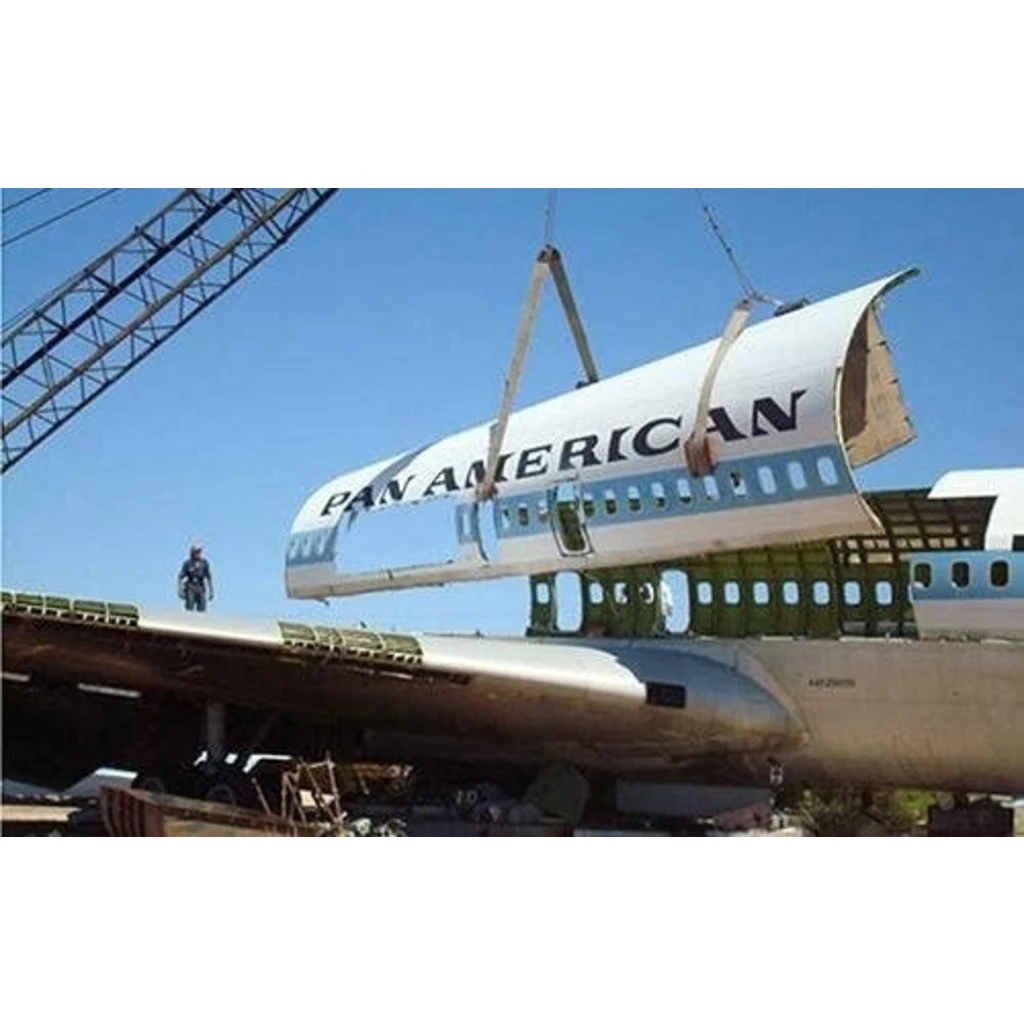 Pan Am 707 Fuselage Luggage Tag Brushed 7 Pan Am 707 Fuselage Luggage Tag Brushed - Image 5