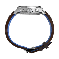 Timex X Pan Am Chronograph 42mm Leather Strap Watch -Men Clothing Store wh1tx timex x pan am chronograph 42mm leather stra 1