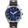 Timex X Pan Am Chronograph 42mm Leather Strap Watch -Men Clothing Store wh1tx timex x pan am chronograph 42mm leather stra