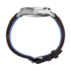 Timex X Pan Am Day-Date 42mm Leather Strap Watch -Men Clothing Store wh1tx timex x pan am day date 42mm leather strap w 2