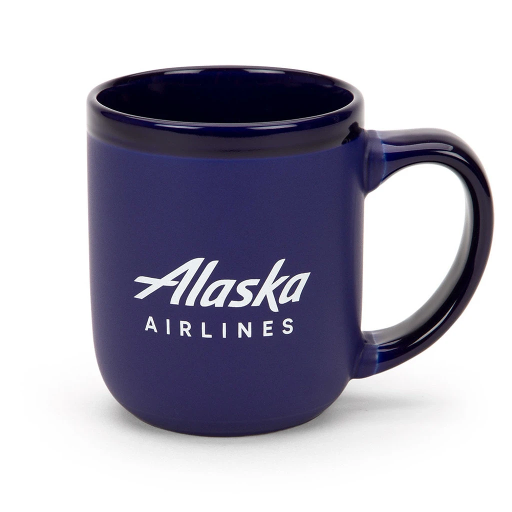 Alaska Airlines Mug -Blue 3 Alaska Airlines Mug -Blue