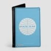 Pan Am Logo Light Blue RFID Passport Cover