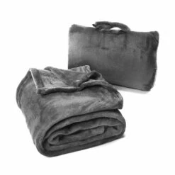Cabeau Fold 'n Go™ Travel Blanket - Charcoal