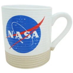 NASA Meatball Mug -Tall White/Beige