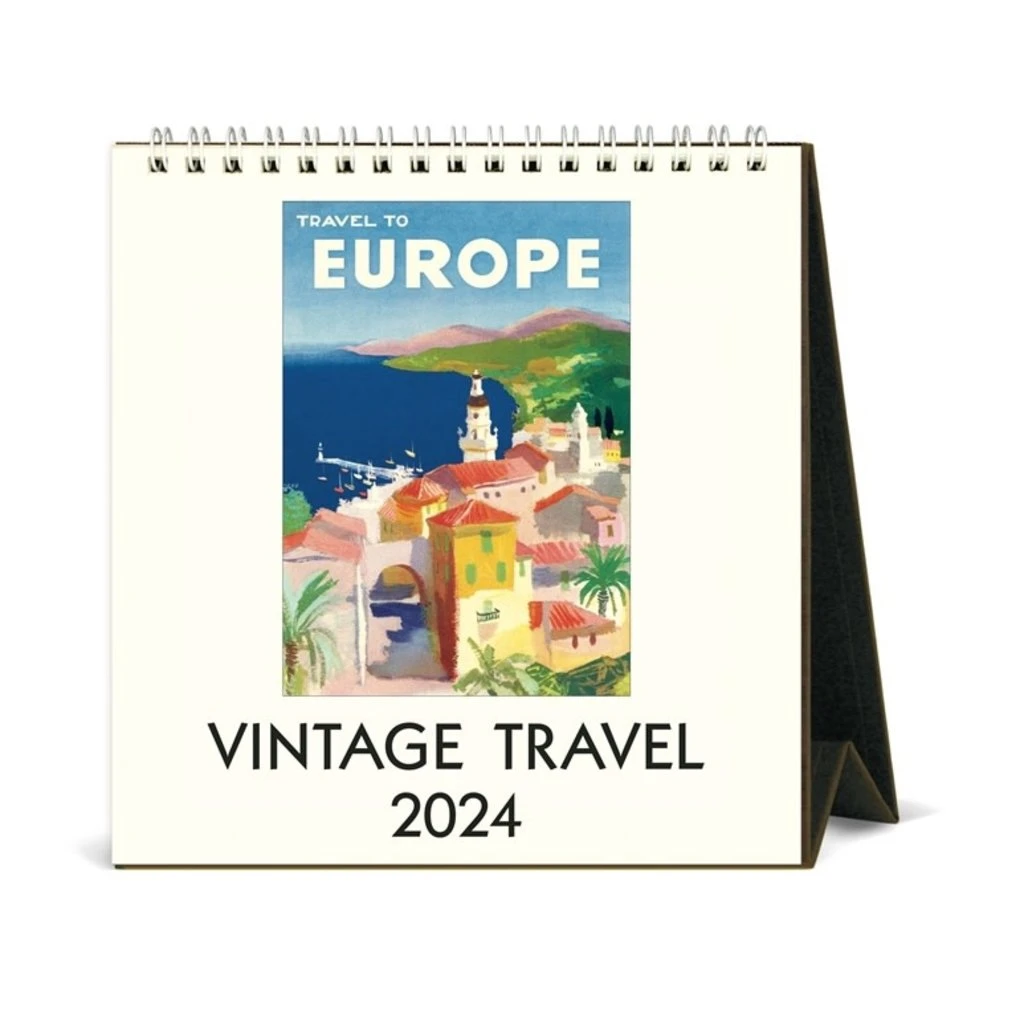 Vintage Desk Calendar Travel 2024 3 Vintage Desk Calendar Travel 2024