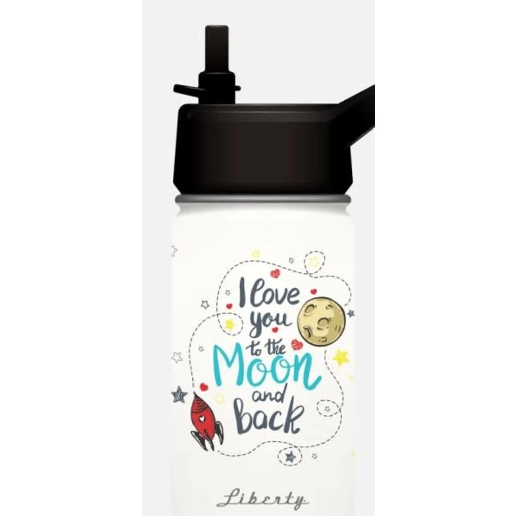 Water Bottle: Kids I Love You To The Moon And Back 3 Water Bottle: Kids I Love You To The Moon And Back
