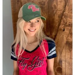 Fly Girl Vintage Trucker Cap -Aqua -Men Clothing Store whlgy fly girl vintage trucker cap aqua 3