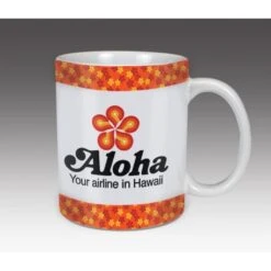 Aloha Airlines Vintage Logo Premium Mug