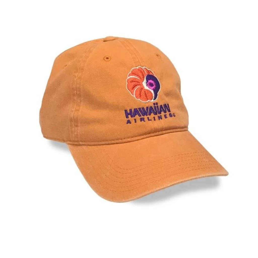 Hawaiian Airlines Adjustable Cap -Orange 3 Hawaiian Airlines Adjustable Cap -Orange