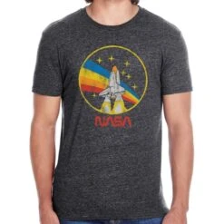 NASA Rainbow Mens T-shirt