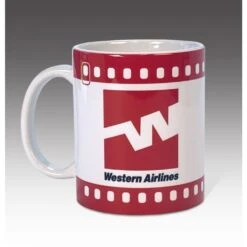 Western Airlines Vintage Logo Premium Mug