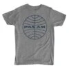Pan Am Grey Logo Mens T-shirt -Men Clothing Store whpc pan am grey logo mens t shirt