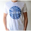 Pan Am White Globe Mens T-shirt