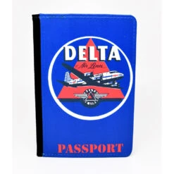 Delta Air Lines Vintage 1950's Passport Cover