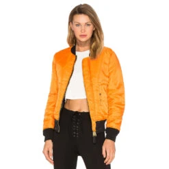 Womens MA-1 Flight Jacket Black -Men Clothing Store womens ma 1 flight jacket black 4