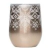 Corkcicle Stemless Cup 12oz Holiday Fairisle Gold -Men Clothing Store xmas corkcicle stemless cup 12oz holiday fairisle