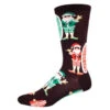 Mens Christmas Socks Surf Santa