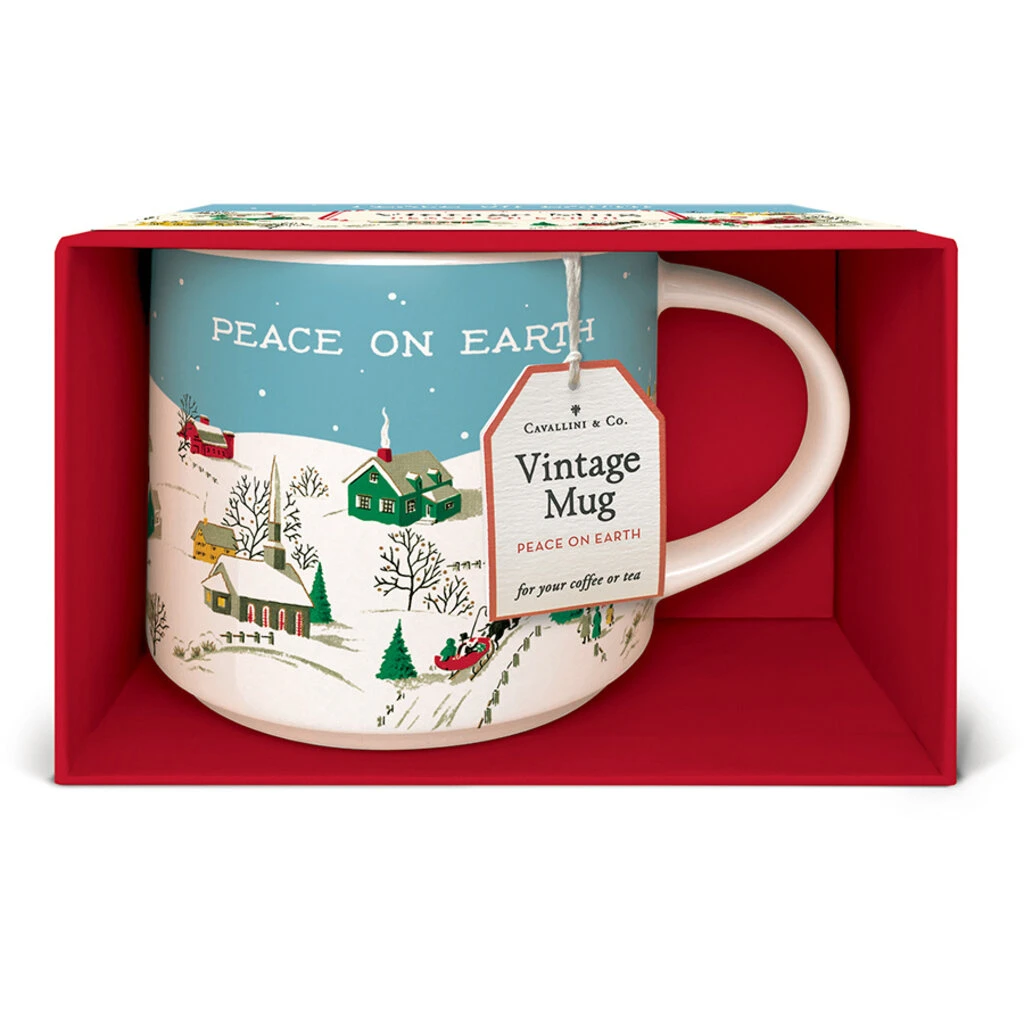 Peace On Earth Vintage Mug 5 Peace On Earth Vintage Mug - Image 3