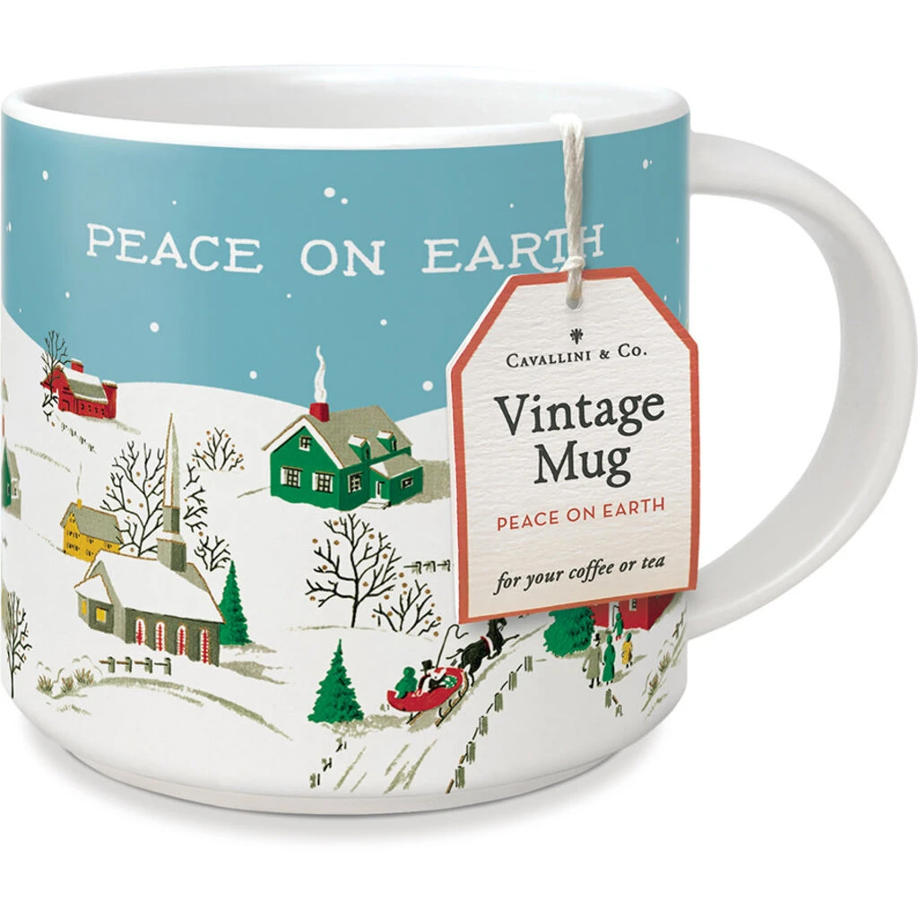 Peace On Earth Vintage Mug 3 Peace On Earth Vintage Mug