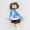 Pilot Bear Beige 8" Snowflake Sweater And Scarf -Men Clothing Store xmas pilot bear beige 8 snowflake sweater and scar
